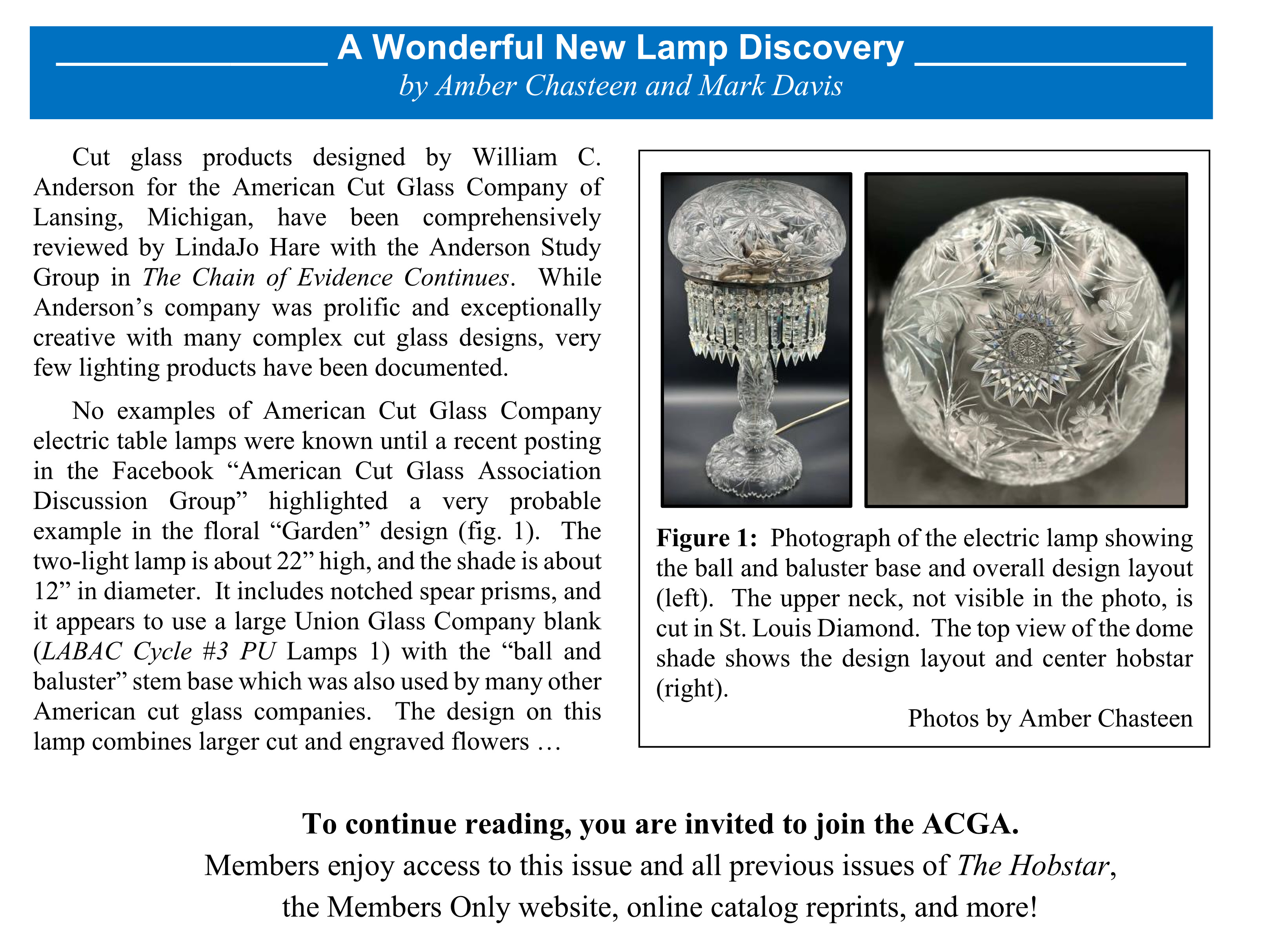 An article preview and call to action to become a member